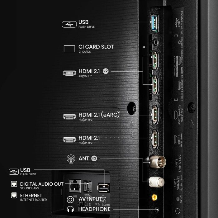 Smart TV Hisense 100E7NQ     100 100" 4K Ultra HD LED HDR QLED Negro 2 Smart TV Hisense 100E7NQ     100 100" 4K Ultra HD LED HDR QLED Negro 2