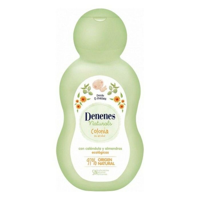 Denenes Naturals Colonia Refrescante Bebés Sin Alcohol 0 Meses Piel Sensible Atópica Caléndula Almendras Dulces 500 ml