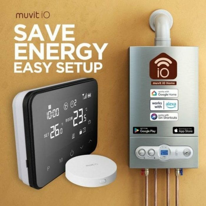 muvit iO Termostato Inteligente cableado y hub para internet 22