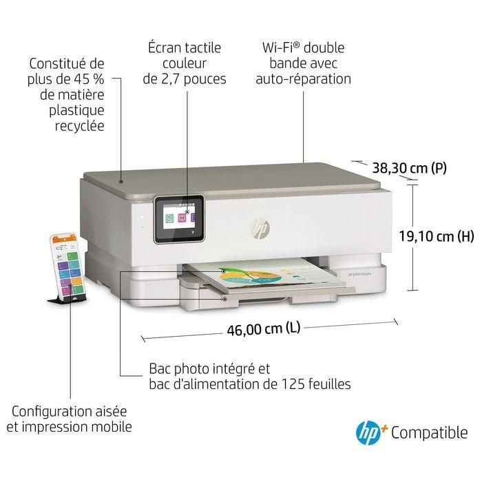HP 242P6B V2 Impresora Multifunción Envy Inspire 7220e WiFi Doble Banda, Dúplex Automático, Imprime Escanea Copia, Color Blanca 16