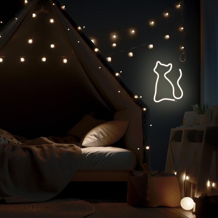 Forever Lampara Neon LED Light Cat Warm White - Iluminación Decorativa LED 7 Forever Lampara Neon LED Light Cat Warm White - Iluminación Decorativa LED 7