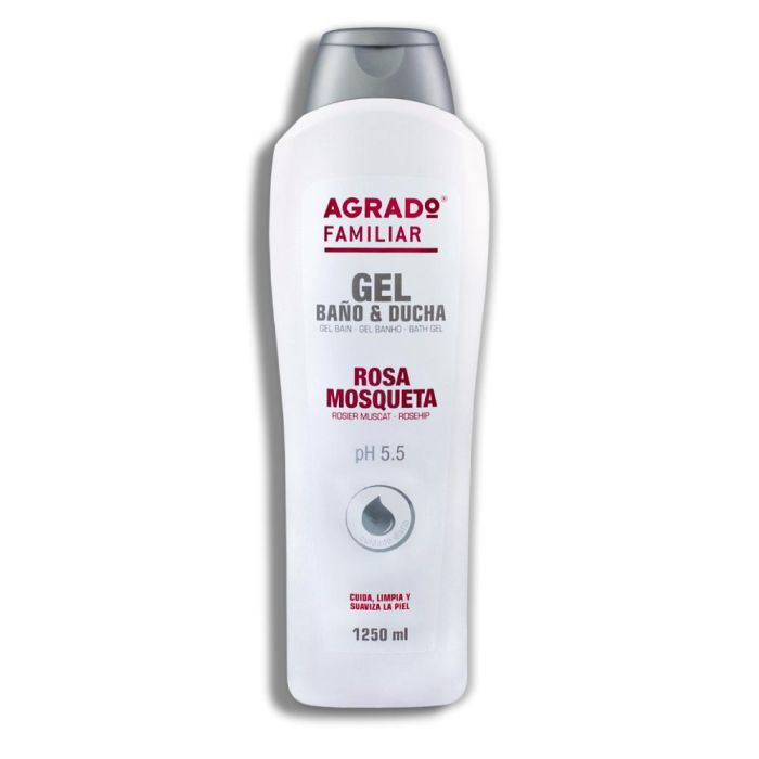 Agrado Gel Baño Ducha Rosa Mosqueta 1250 Agrado Gel Baño Ducha Rosa Mosqueta 1250
