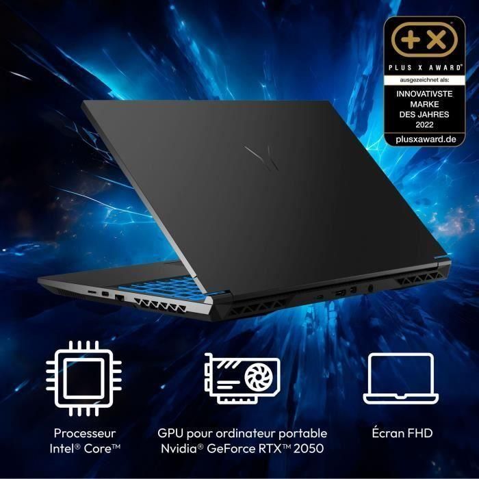 Portátil para juegos ERAZER Crawler E30 MD62544 - Windows 11 - Pantalla FHD IPS de 15.6" a 144 Hz - RTX 3050 - Core i5-12450H - 16 GB de RAM - SSD de 512 GB 4 Portátil para juegos ERAZER Crawler E30 MD62544 - Windows 11 - Pantalla FHD IPS de 15.6" a 144 Hz - RTX 3050 - Core i5-12450H - 16 GB de RAM - SSD de 512 GB 4