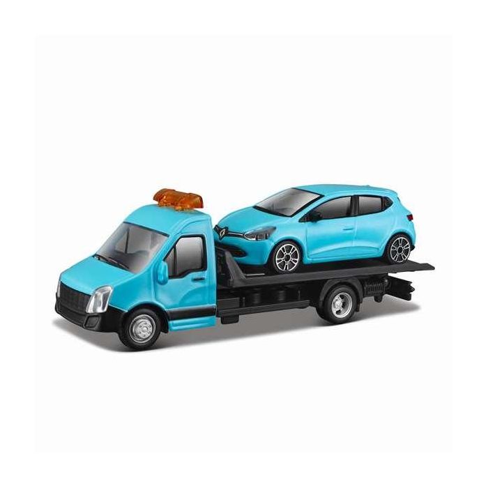 Color Baby Camion Remolque con Coche Metal escala 1:43 Street Fire Die Cast Plastic para +3 años Surtidos 13
