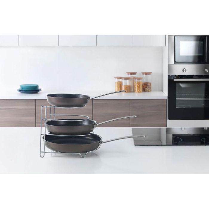 Metaltex Sartenero Canyon 4 alturas 23 x 27 x 23 cm para Sartenes Ordenadas y sin Rayaduras 3