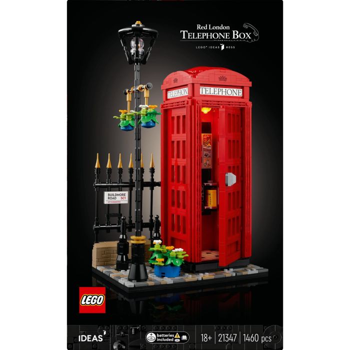 LEGO 21347 Cabina Telefónica de Londres - Decoración del hogar para anglófilos | Set de Construcción para Adultos 7