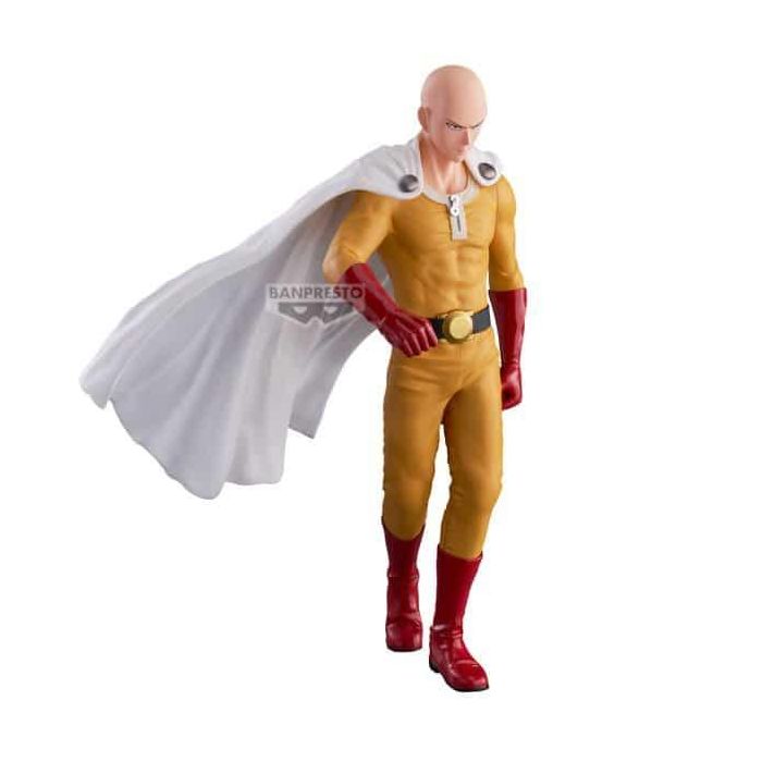 Banpresto Figura Grandista Saitama One-Punch Man 27cm PVC ABS Edición Limitada Fanáticos Coleccionistas 1
