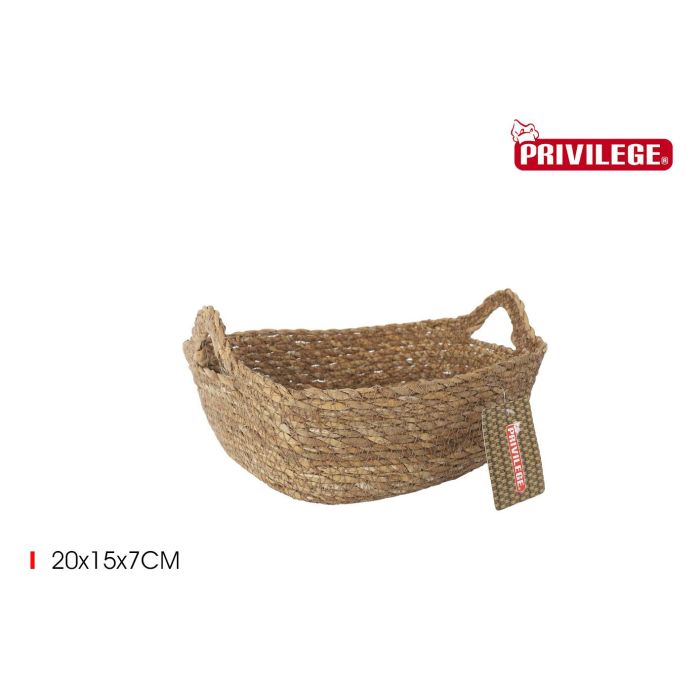 Cesta Cónica de Mimbre con Asa - 20x15x7 cm - Inde (18 Unidades) Cesta Cónica de Mimbre con Asa - 20x15x7 cm - Inde (18 Unidades)