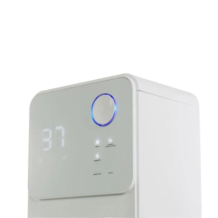 Oceanic Deshumidificador de aire eléctrico, Extracción 12L/día, Secado de ropa, Pantalla LED, 25m², Depósito 2L 1