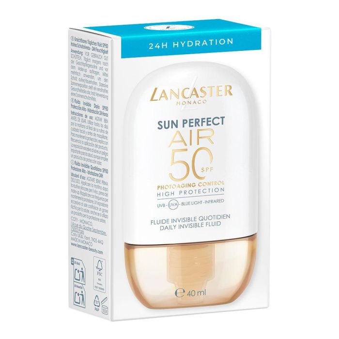Lancaster SUN PERFECT AIR HYDRATION Fluido Invisible Diario de Hidratación Facial SPF50 40 ml 1
