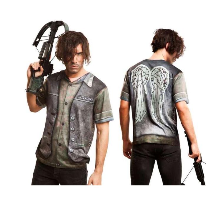My Other Me Disfraz de Motorista para Niño - Camiseta Talla S, Edad Mínima 3 Años