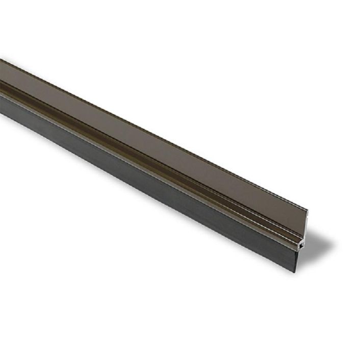 BRINOX B82720M Burlete Adhesivo de Aluminio y Goma 100 cm Marrón para Sobreponer