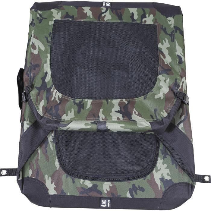 Caja de transporte - M PETS - COMFORT CRATE L - Camuflaje - Plegable - Estructura metálica - Rejillas de ventilación 4 Caja de transporte - M PETS - COMFORT CRATE L - Camuflaje - Plegable - Estructura metálica - Rejillas de ventilación 4