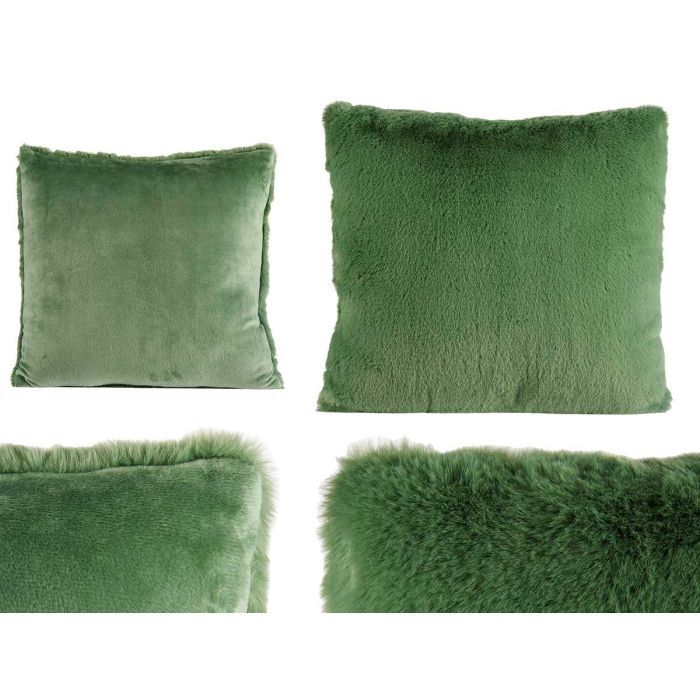 Cojín de Pelo Corto Verde Oscuro 40x40 cm - Giftdecor (12 Unidades) Cojín de Pelo Corto Verde Oscuro 40x40 cm - Giftdecor (12 Unidades)