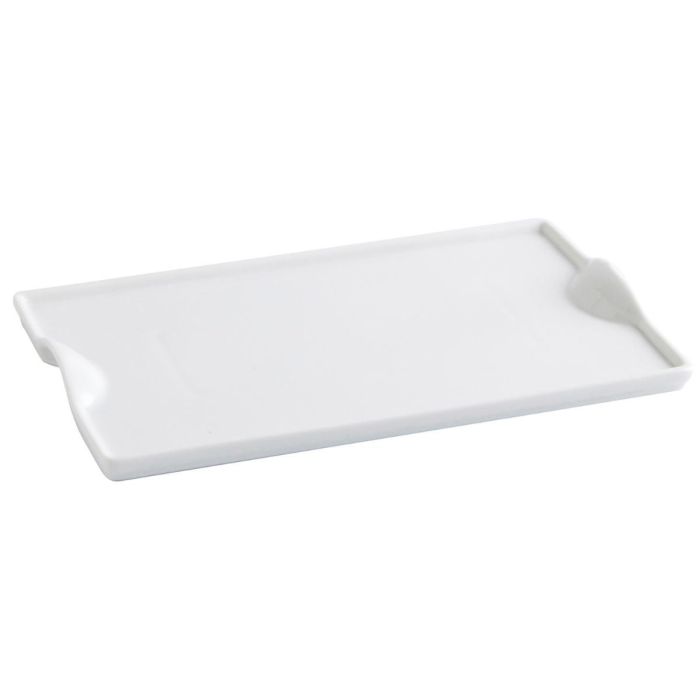 Quid Plato Pinchos Porcelana Gastro Fun Blanco 25,5x15,5 cm Acabado Brillo Apilable Apto Lavavajillas y Microondas (6 Unidades) 0 Quid Plato Pinchos Porcelana Gastro Fun Blanco 25,5x15,5 cm Acabado Brillo Apilable Apto Lavavajillas y Microondas (6 Unidades) 0