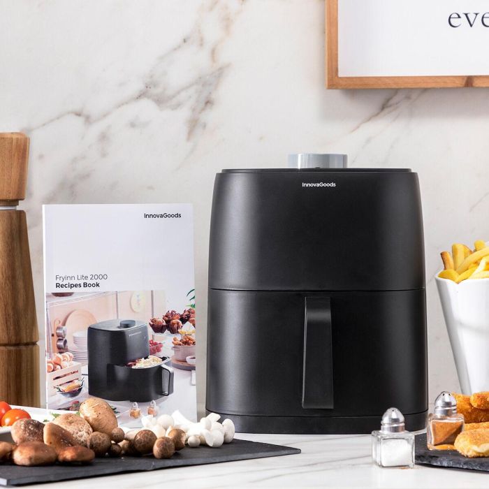 Freidora de Aire Innovagoods Fryinn Lite 2000, Negra - Inde 8 Freidora de Aire Innovagoods Fryinn Lite 2000, Negra - Inde 8