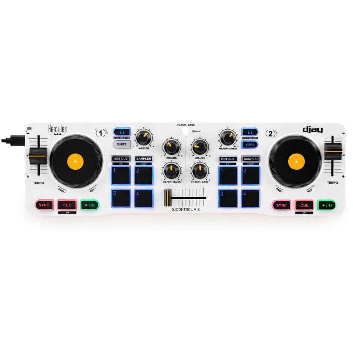 Hercules DJControl Mix Consola DJ Bluetooth para Smartphone y Tabletas Android/iOS (4780921) 0 Hercules DJControl Mix Consola DJ Bluetooth para Smartphone y Tabletas Android/iOS (4780921) 0