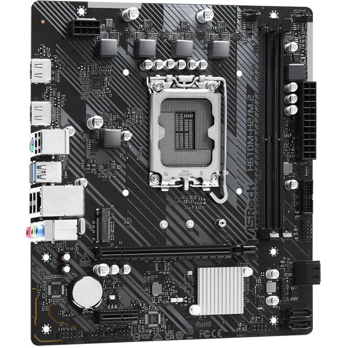ASROCK H610M-H2/M.2 Placa Base Intel H610 DDR4 mATX LGA 1700 2xHDMI Retail 3