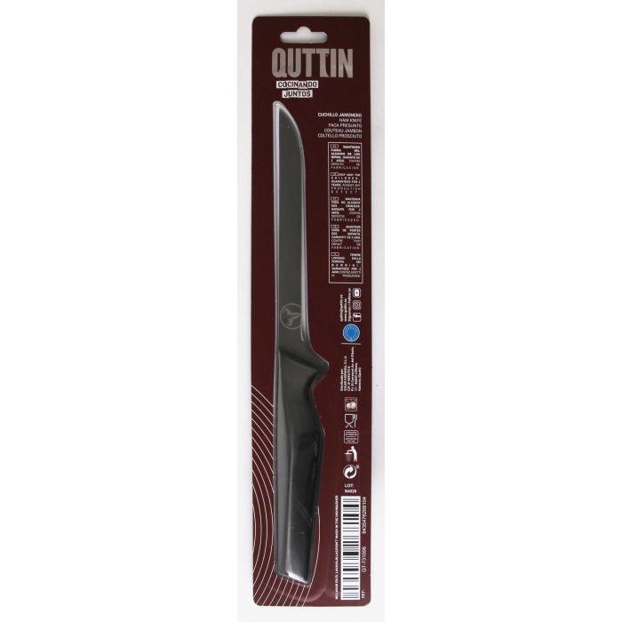 Quttin Cuchillo Jamonero Mini 16 cm Black Edition (8 Unidades) 2