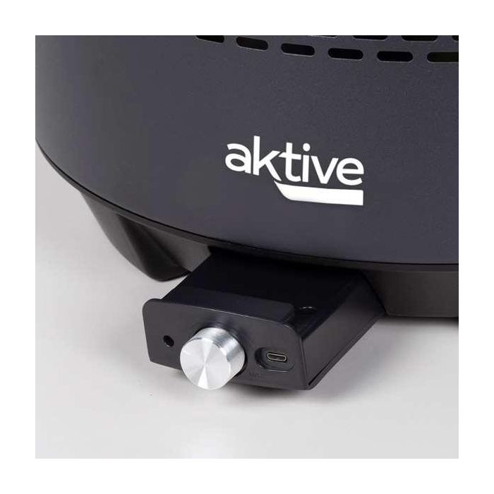 Barbacoa Portátil Aktive Redonda Sin humo Negro Acero Inoxidable Hierro 34 x 21,5 x 34 cm 1 Barbacoa Portátil Aktive Redonda Sin humo Negro Acero Inoxidable Hierro 34 x 21,5 x 34 cm 1