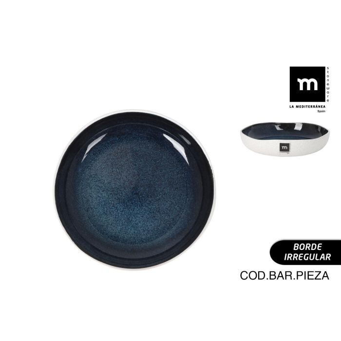 La Mediterranea Plato Hondo Savina Ø20 cm (12 Unidades)