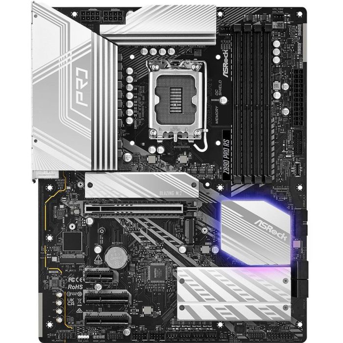 ASRock Z890 PRO RS Placa Base, Intel LGA 1851, 4 DDR5, ATX, 90-MXBP10-A0UAYZ 2