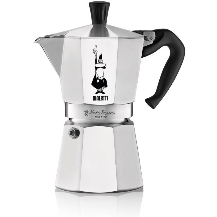 Cafetera Italiana Bialetti 0001163 Aluminio 6 Tazas 1