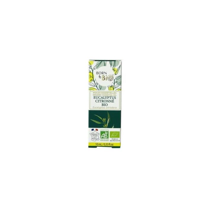 Born to Bio Aceite Esencial de Limón-Eucalipto Orgánico 10 ml Bio