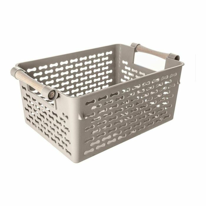 Cesta Multiusos Confortime Madera 26 x 18,5 x 12 cm (24 Unidades) 1 Cesta Multiusos Confortime Madera 26 x 18,5 x 12 cm (24 Unidades) 1