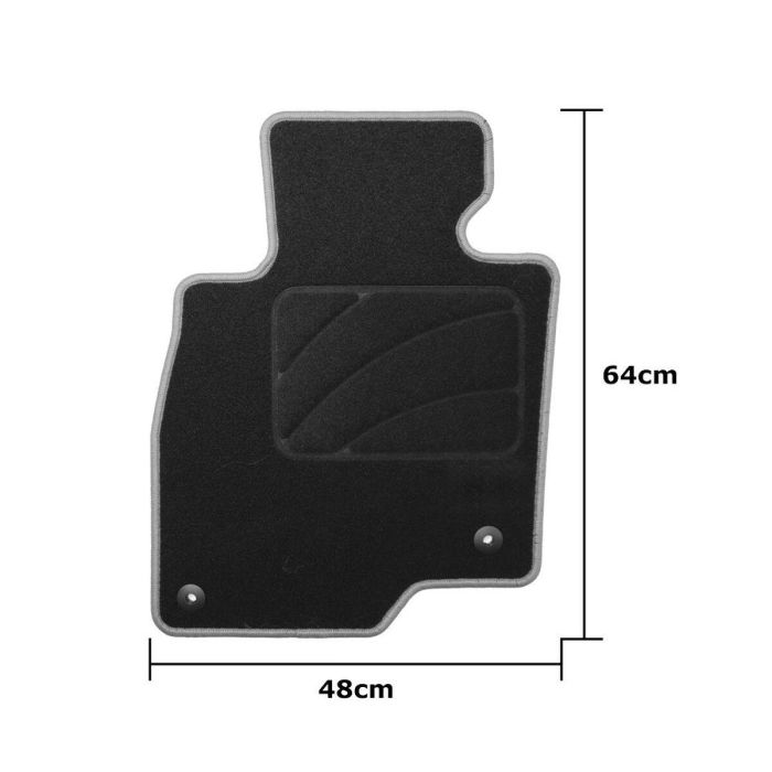 Car Lux OCCMZ0012YE Alfombrillas a Medida Mazda 6 Wagon 2017-Presente 5 Piezas Ribete Amarillo Velour con Talonera y Anclajes Originales 2 Car Lux OCCMZ0012YE Alfombrillas a Medida Mazda 6 Wagon 2017-Presente 5 Piezas Ribete Amarillo Velour con Talonera y Anclajes Originales 2