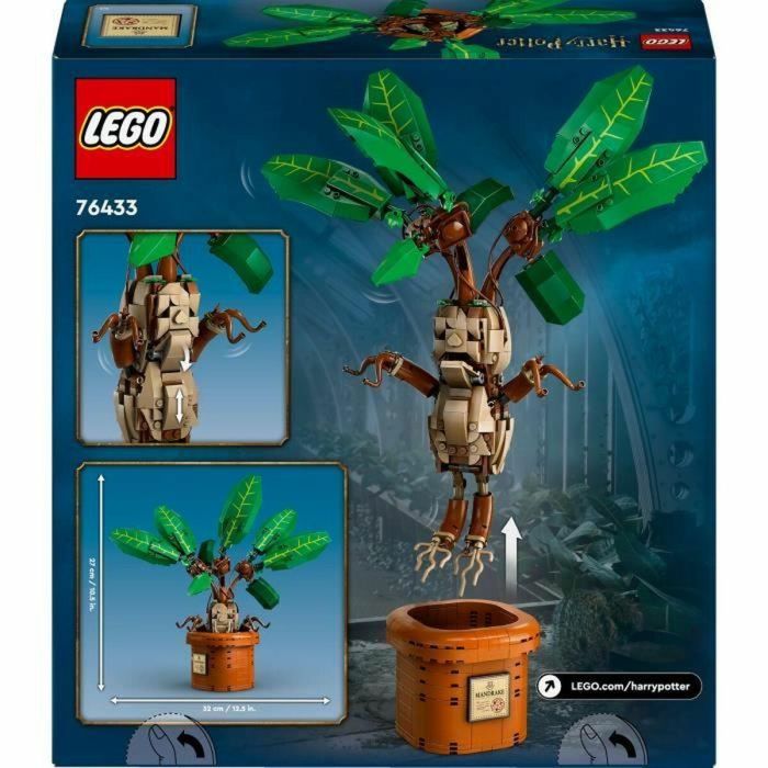 LEGO Harry Potter 76433 Mandrágora - Planta y maceta - Idea de regalo mágico para niños 1