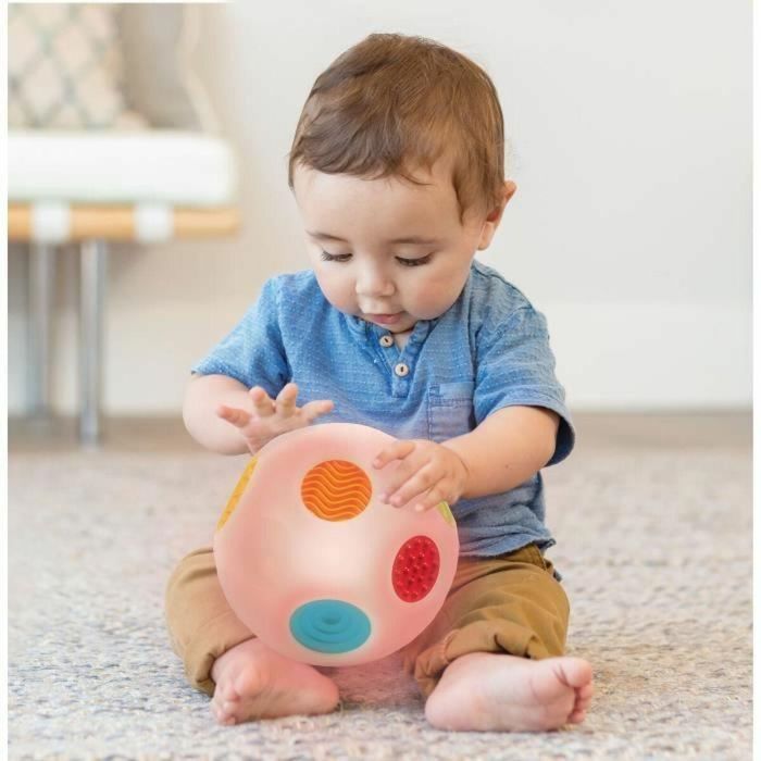 Infantino Senso' Sound Ball Balón sensorial suave, sonoro y luminoso. Ideal desarrollo motricidad fina y colores para bebés. Multicolor. 1 Infantino Senso' Sound Ball Balón sensorial suave, sonoro y luminoso. Ideal desarrollo motricidad fina y colores para bebés. Multicolor. 1
