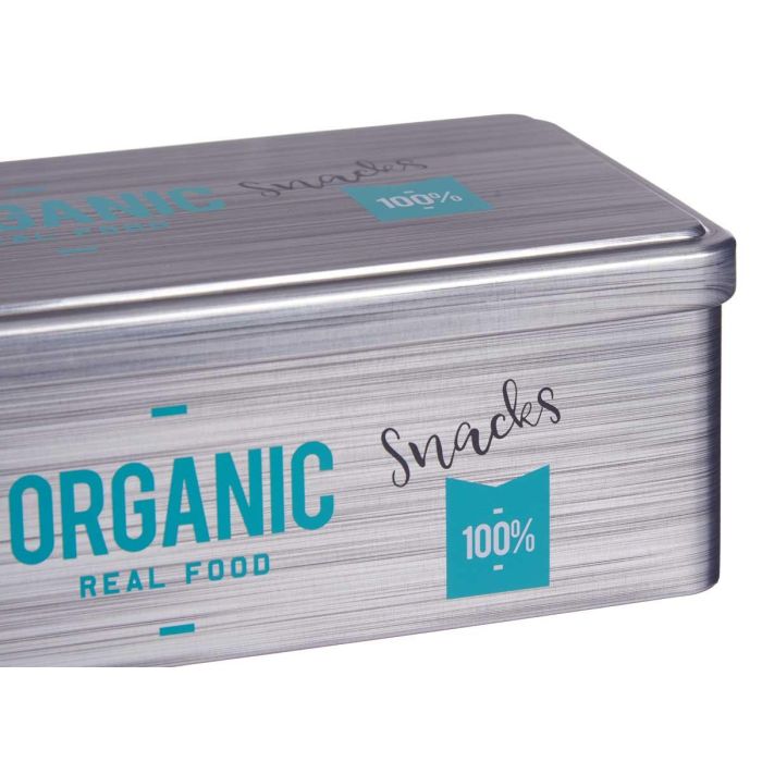Bote Hojalata Regtangular Organic Snacks Kinvara 11X7CM (24 Unidades) 2 Bote Hojalata Regtangular Organic Snacks Kinvara 11X7CM (24 Unidades) 2