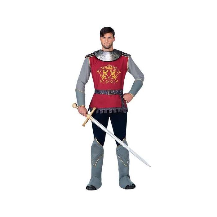Disfraz caballero medieval cuello, camiseta, brazaletes, cinturón y cubrebotas talla XL Disfraz caballero medieval cuello, camiseta, brazaletes, cinturón y cubrebotas talla XL