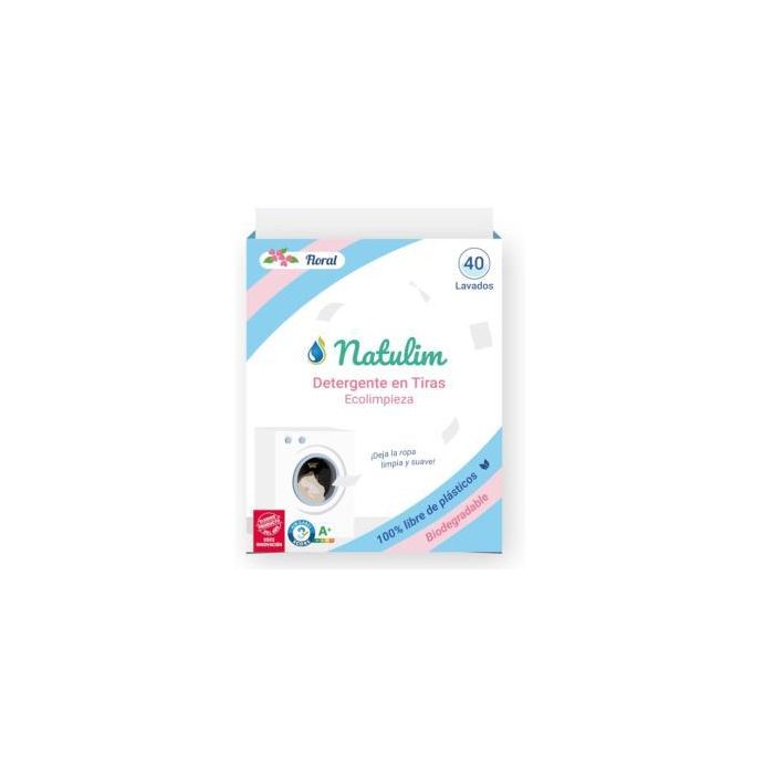 Detergente Floral Eco Tiras 40 Tiras Detergente Floral Eco Tiras 40 Tiras
