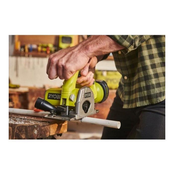 RYOBI ONE + R18MMS-0 Sierra multimaterial 18V, 85 mm, 4250 rpm, con hoja multimaterial y para baldosas, guía paralela y boquilla succión 14 RYOBI ONE + R18MMS-0 Sierra multimaterial 18V, 85 mm, 4250 rpm, con hoja multimaterial y para baldosas, guía paralela y boquilla succión 14