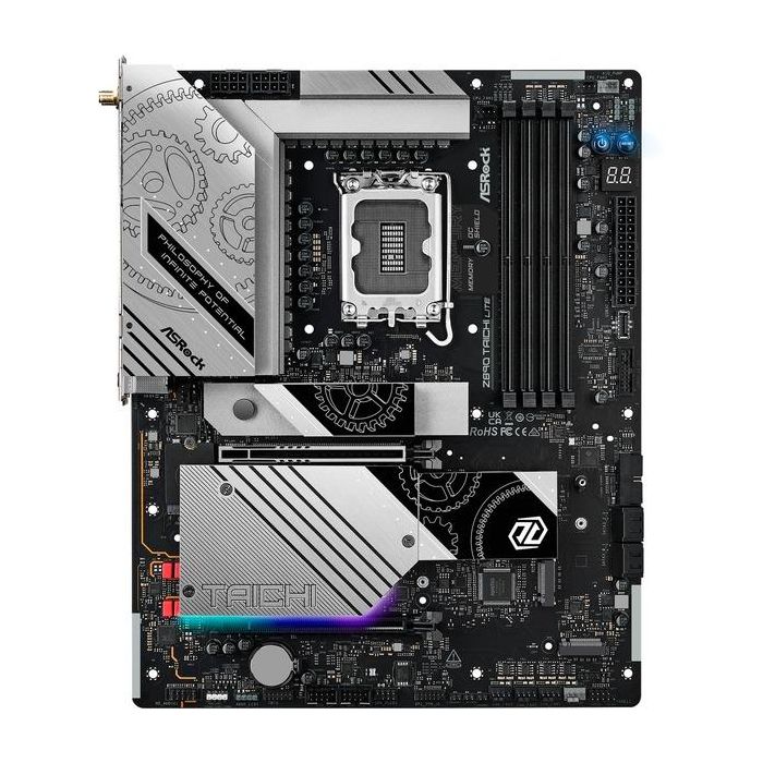 Placa ASRock Z890 Taichi Lite,Intel,1851,Z890,4Ddr5,256Gb,2Hdmi+Thunderbolt,4Sata3+4M.2,1X5 +1X2.5 Gigabitlan,Wifi7+Bt5.4,13Usb3.2,Atx 2