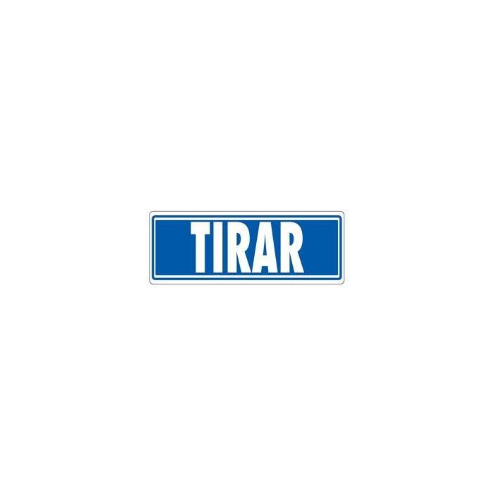 Archivo 2000 Señal "Tirar" 175x65 Pvc Gris Archivo 2000 Señal "Tirar" 175x65 Pvc Gris