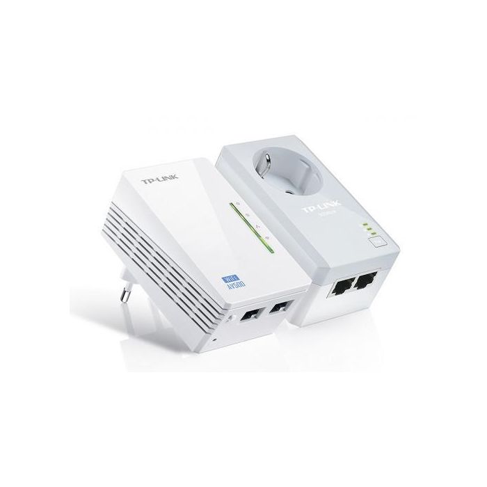 TP-LINK KIT POWERLINE AV600, Wi-Fi 300Mbps, 2 Puertos Ethernet, HomePlug AV, Twin Pack (TL-WPA4226 KIT) 0 TP-LINK KIT POWERLINE AV600, Wi-Fi 300Mbps, 2 Puertos Ethernet, HomePlug AV, Twin Pack (TL-WPA4226 KIT) 0