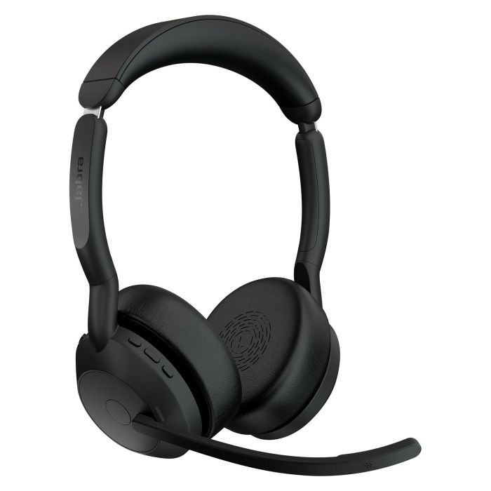 Jabra Evolve2 55 Auriculares Inalámbricos y Alámbricos UC Stereo con Link380c Negro 1