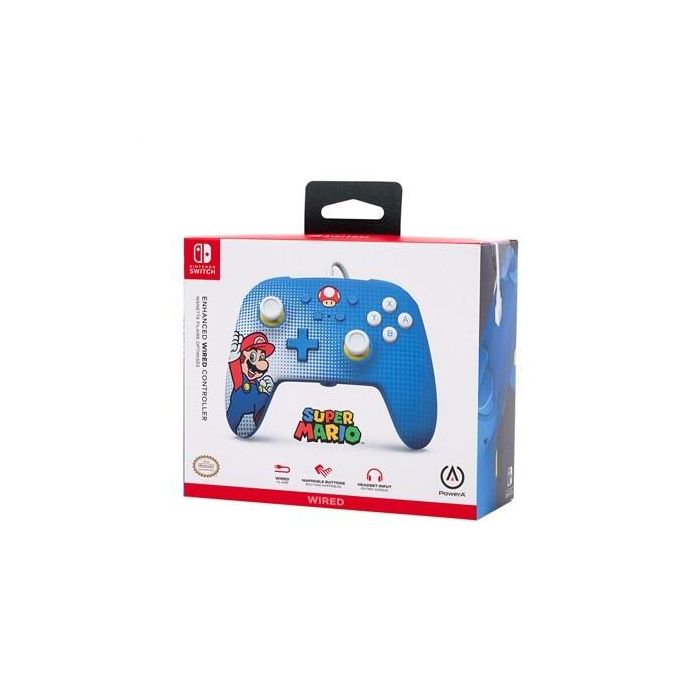 Power A 1522660-01 Mando con Cable para Nintendo Switch Mario Pop Art 11