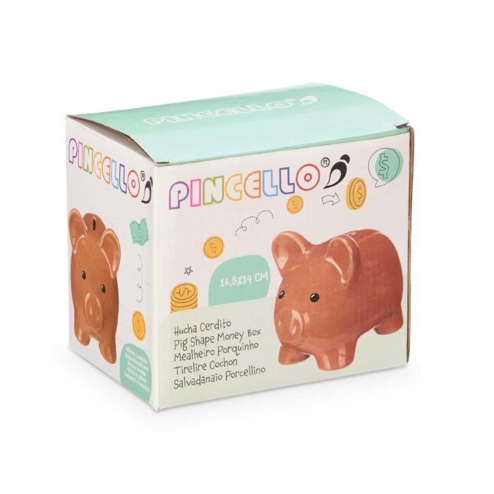 Hucha Cerdito Pincello 14CM (12 Unidades) 2 Hucha Cerdito Pincello 14CM (12 Unidades) 2