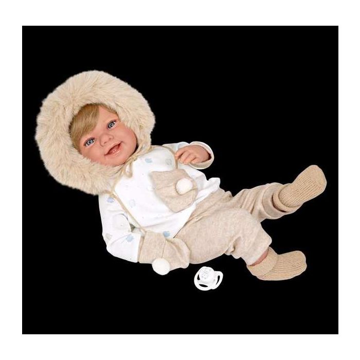 Muñecas Arias Muñeca Elegance Zoe con Manoplas (Muñeco de Peso) Cuerpo Blando 45 cm 9