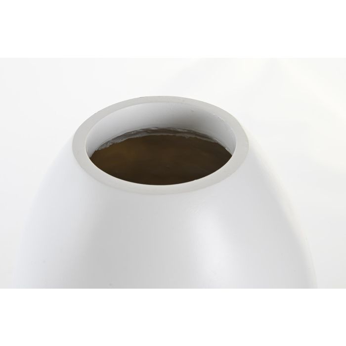 DKD Home Decor Jarrón Multicolor Blanco Resina Cara Abstracto 20.5 x 38 x 20.5 cm 2