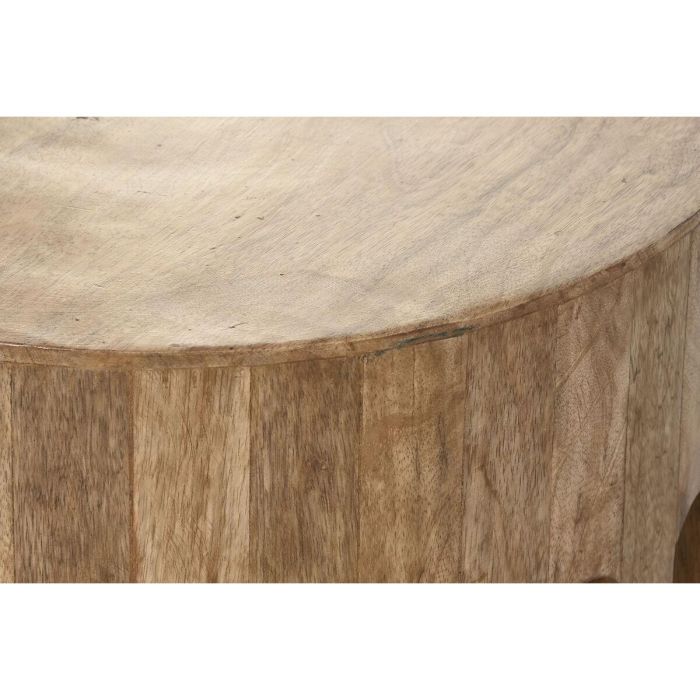 DKD Home Decor Mesita Auxiliar Urban de madera de Mango Marrón 46 x 38 x 46 cm 2 DKD Home Decor Mesita Auxiliar Urban de madera de Mango Marrón 46 x 38 x 46 cm 2
