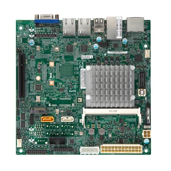 Supermicro A2SAV-L Mainboard mini-ITX Atom x5-E3940 (4C/4T) 1.6 GHz Bulk