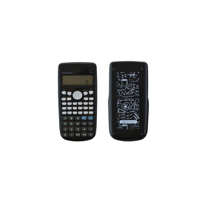 Calculadora Cientifica Office Box 10+2 Digitos (2 Líneas) Negro