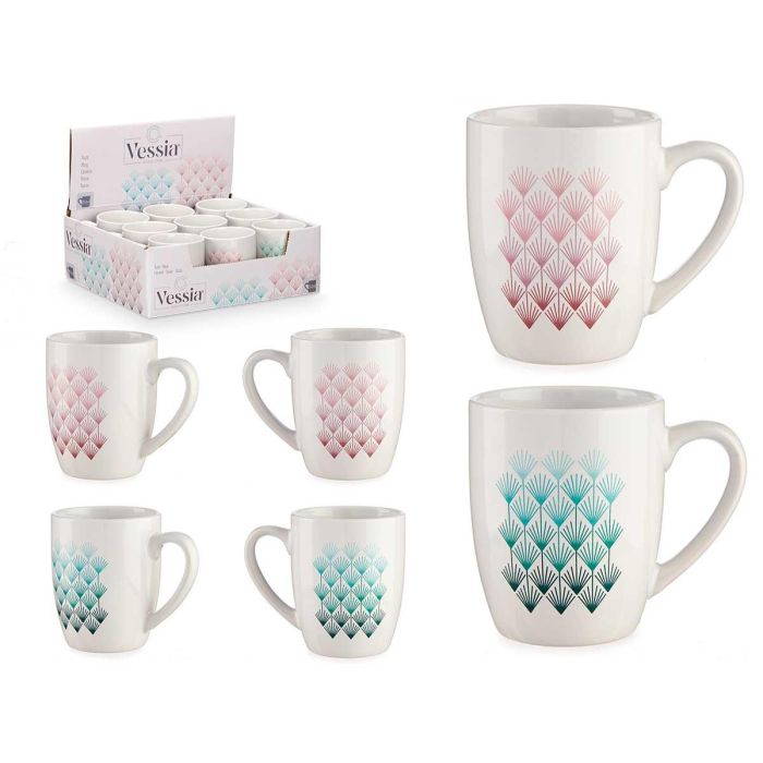 Taza Porcelana Artdeco Surtidos Diseños Vessia 12X10CM (27 Unidades) Taza Porcelana Artdeco Surtidos Diseños Vessia 12X10CM (27 Unidades)
