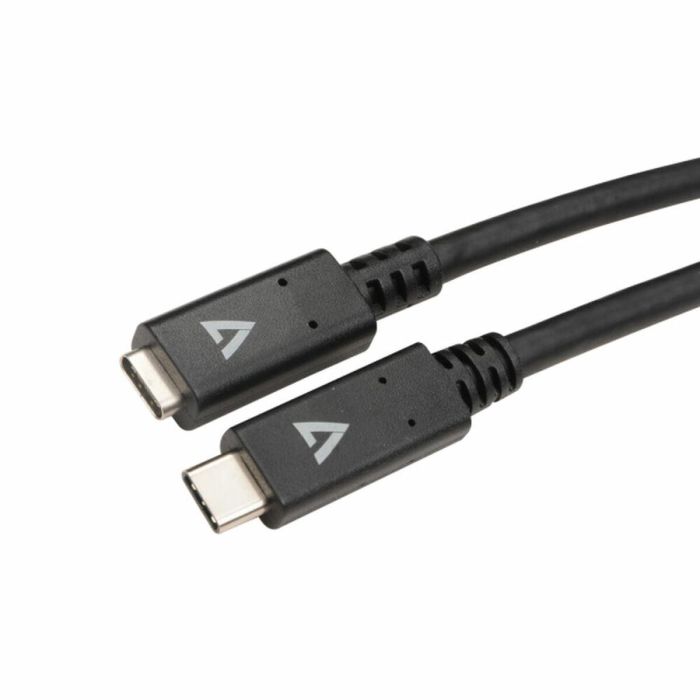 Cable USB-C V7 9743695000 Negro 2 m 3