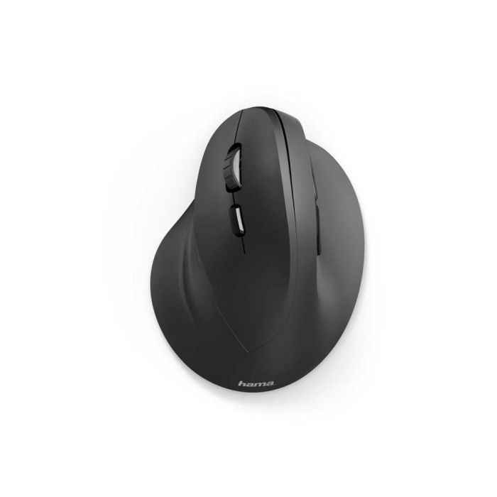 Hama EMW-500L Ratón Inalámbrico Vertical Ergonómico para Zurdos, Sensor Óptico 1800 DPI, 6 Botones, Superficie Engomada, Negro Hama EMW-500L Ratón Inalámbrico Vertical Ergonómico para Zurdos, Sensor Óptico 1800 DPI, 6 Botones, Superficie Engomada, Negro